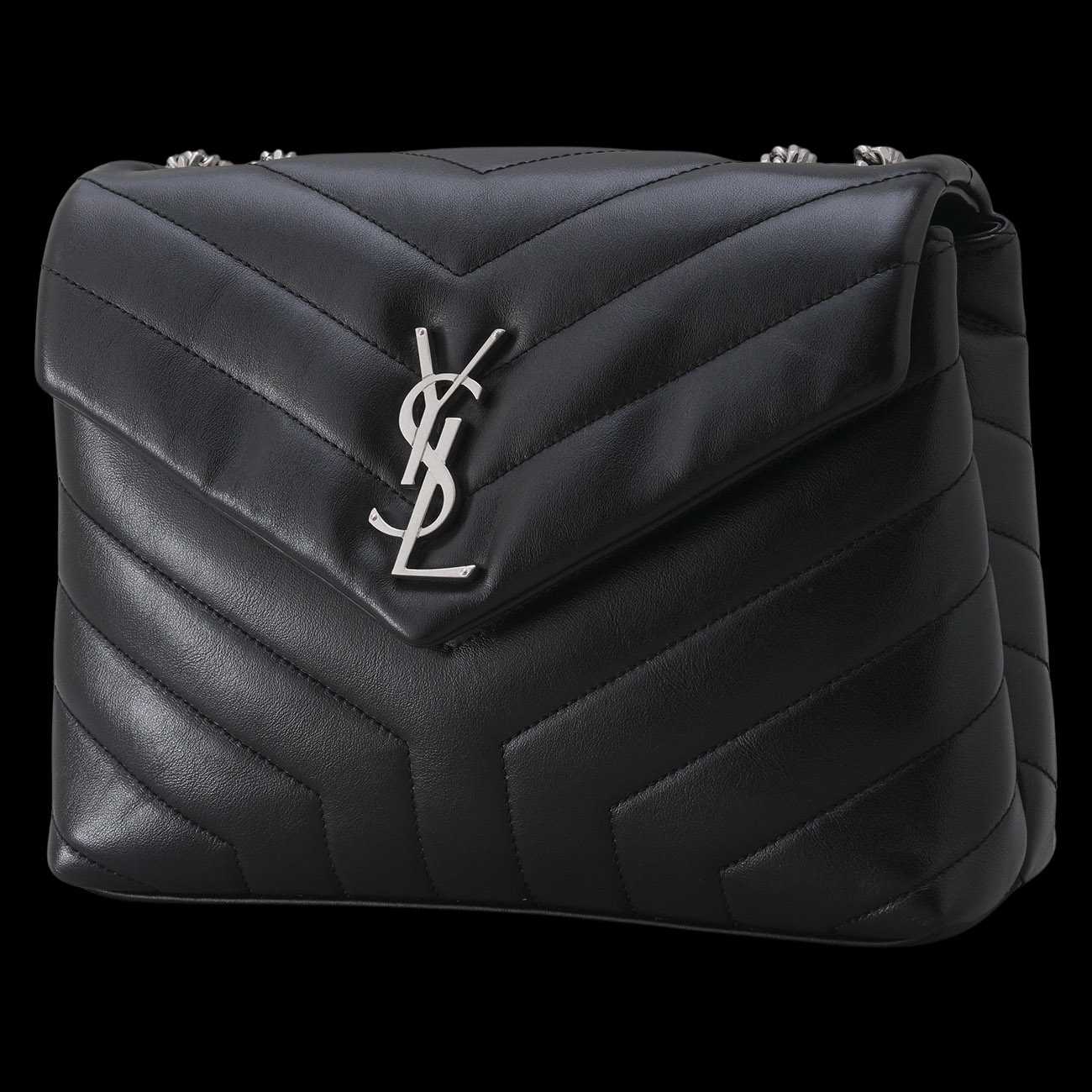 YVES SAINT LAURENT(USED)생로랑 494699 모노그램 쉐브론 루루백 스몰